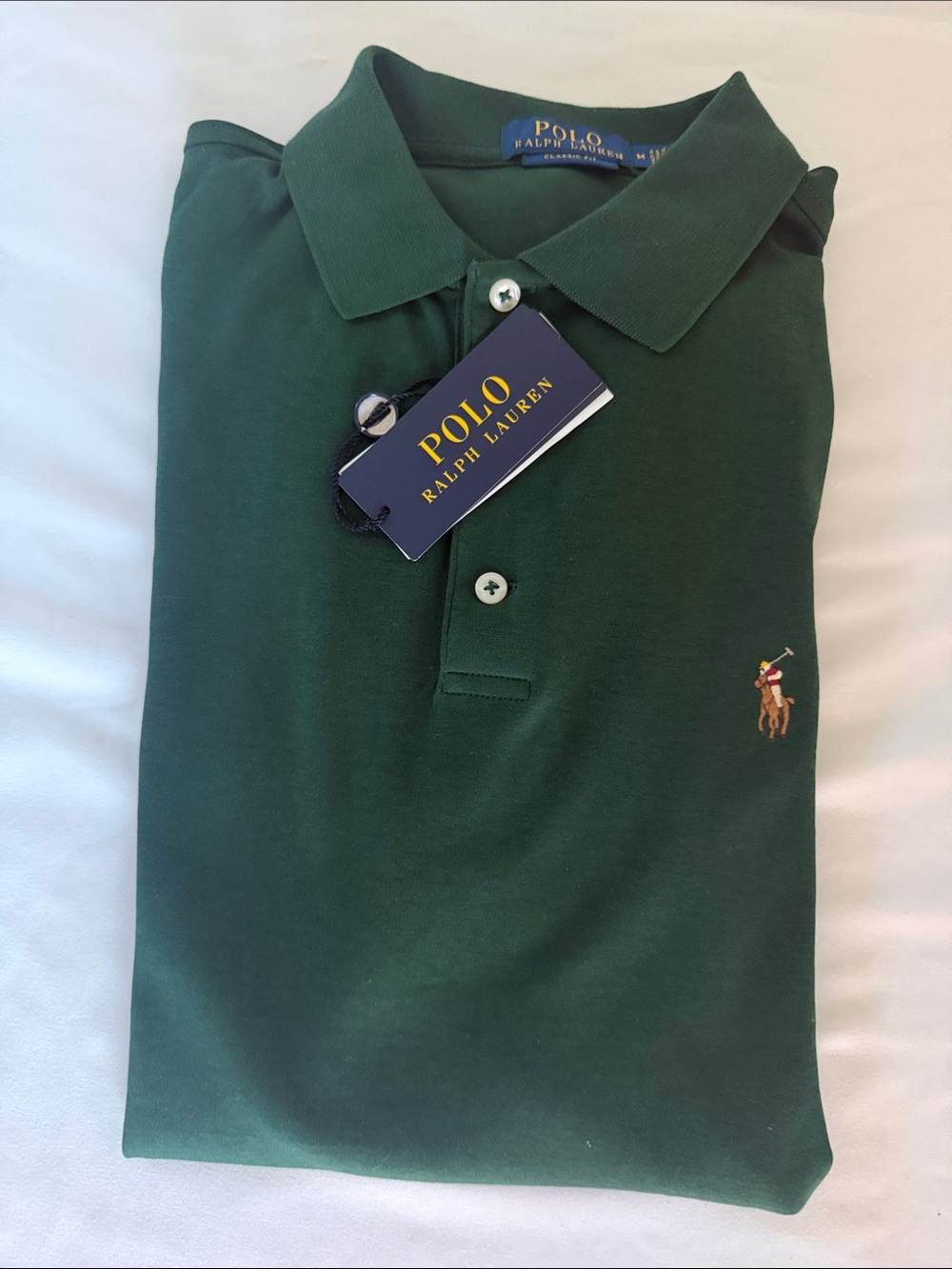 Polo by Ralph Lauren Men's Classic Forest Green Polo Shirt